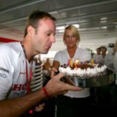 Barrichello de cumpleaños