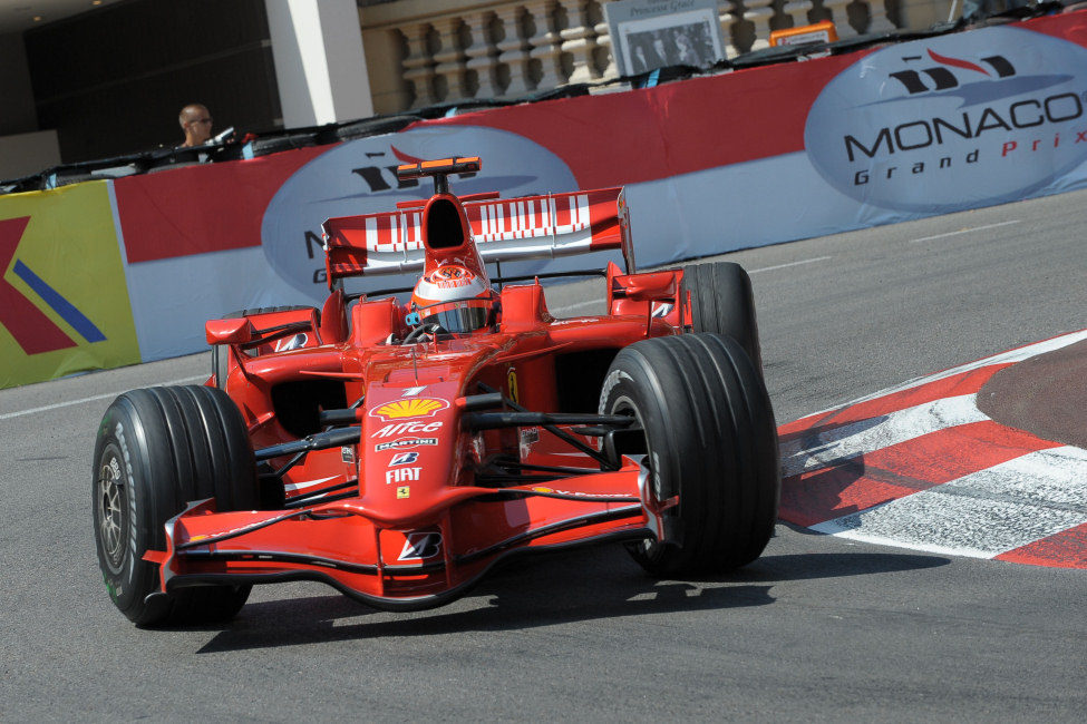Kimi Raikkonen en Mónaco