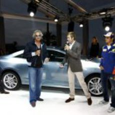 Briatore y Piquet presentan el nuevo Laguna