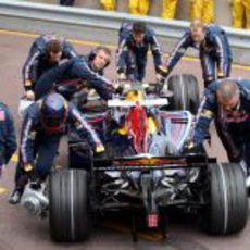 Mark Webber vuelve al garaje