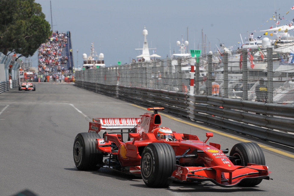 Kimi Räikkönen en la clasificación del GP de Mónaco 2008