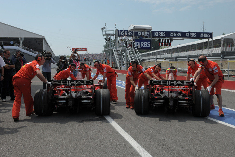 Raikkonen y Massa