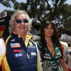 Briatore y su mujer en Mónaco