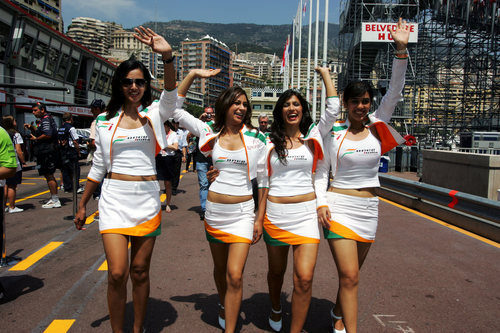 Las chicas de Force India