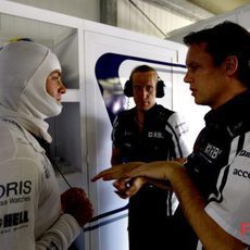 Rosberg y Sam Michael