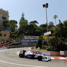 Kubica en el GP de Mónaco