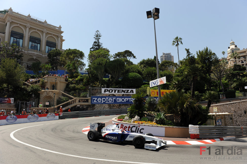 Kubica en el GP de Mónaco