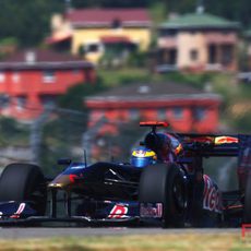 Bourdais durante los entrenamientos