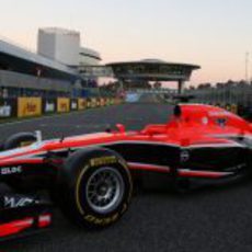 Marussia MR02, presentado en Jerez antes de los primeros test