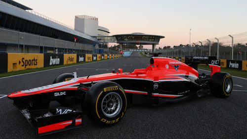 Marussia MR02, presentado en Jerez antes de los primeros test