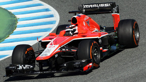 El Marussia MR02 se estrena en Jerez