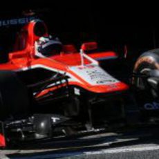 Max Chilton sale a pista en pretemporada