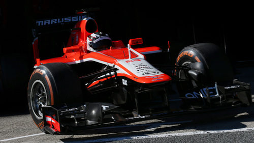 Max Chilton sale a pista en pretemporada