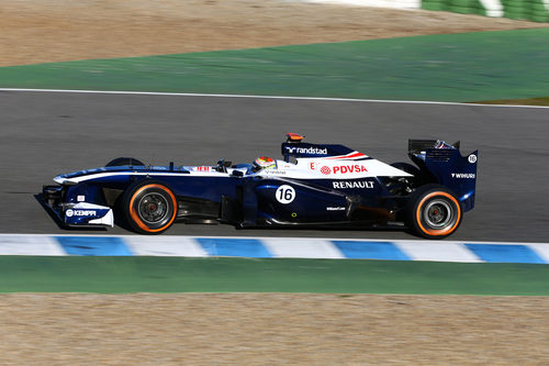 Pastor Maldonado se estrena en Jerez