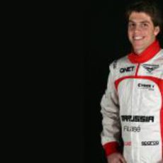 Luiz Razia, segundo piloto de Marussia