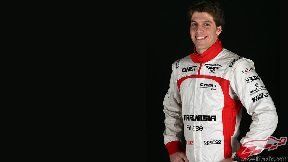 Luiz Razia, segundo piloto de Marussia