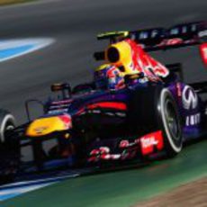 Mark Webber completa su programa de test en Jerez