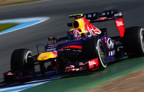 Mark Webber completa su programa de test en Jerez