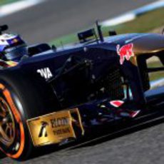 Plano del STR8 de Daniel Ricciardo en Jerez