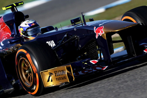 Plano del STR8 de Daniel Ricciardo en Jerez