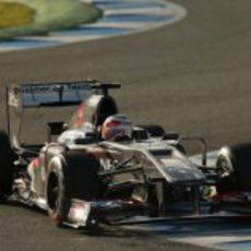 Nico Hülkenberg rueda en Jerez con su nuevo monoplaza