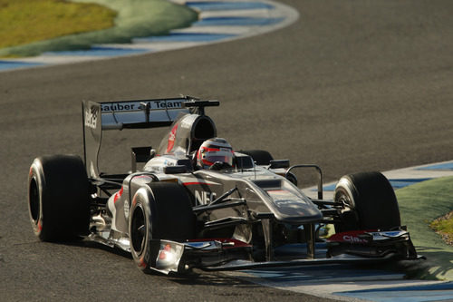 Nico Hülkenberg rueda en Jerez con su nuevo monoplaza