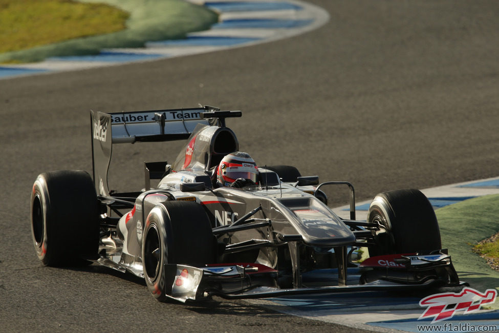 Nico Hülkenberg rueda en Jerez con su nuevo monoplaza