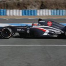 El nuevo Sauber C32 rueda con Nico Hülkenberg