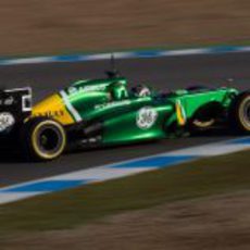 Giedo van der Garde rueda en Jerez con el nuevo CT03