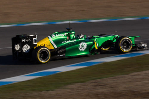 Giedo van der Garde rueda en Jerez con el nuevo CT03