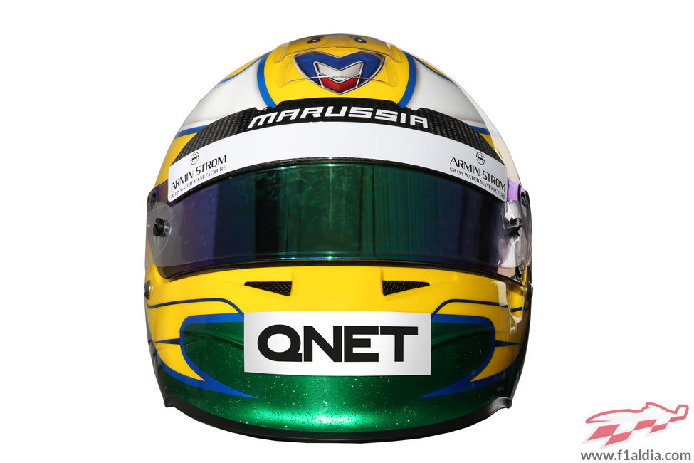 Casco de Luiz Razia para la temporada 2013