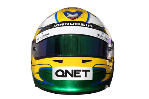 Casco de Luiz Razia para la temporada 2013