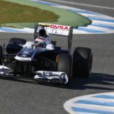 Valtteri Bottas rueda en Jerez