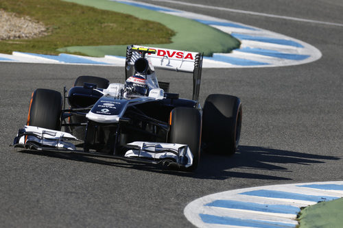 Valtteri Bottas rueda en Jerez