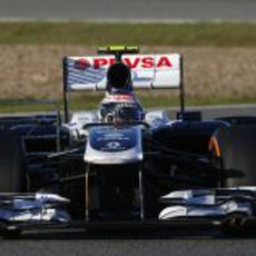 Sensores en los pontones del Williams FW34