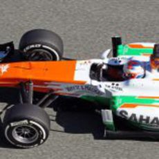 Plano superior del Force India VJM06