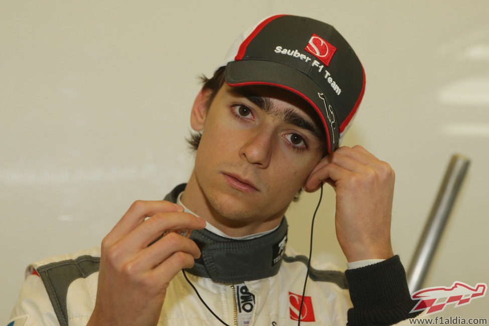 Esteban Gutiérrez, de estreno con Sauber