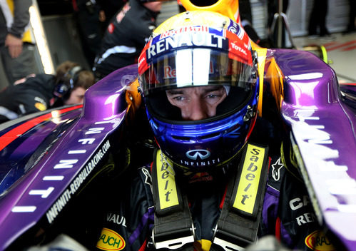 Mark Webber en Jerez con Red Bull
