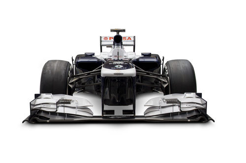 Plano frontal del Williams FW35