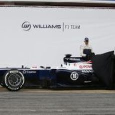 El FW35, presentado en el Circuit de Catalunya