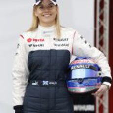 Susie Wolff, tercer piloto de Williams en 2013