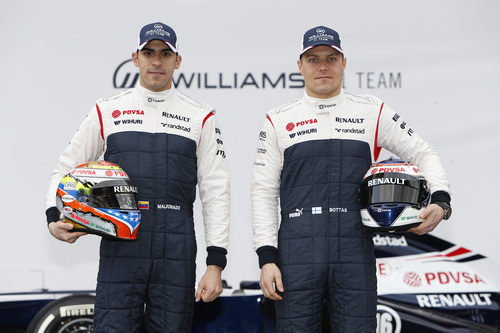 Los dos pilotos titulares de Williams