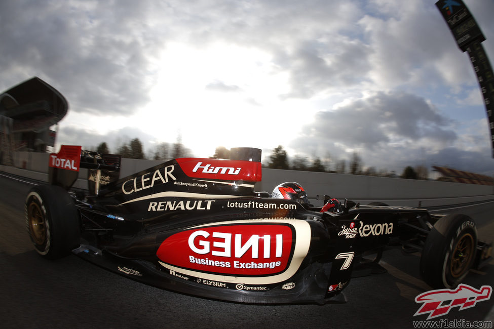 Kimi Räikkönen en Montmeló