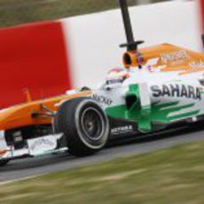 Paul di Resta con el VJM06 en Montmeló