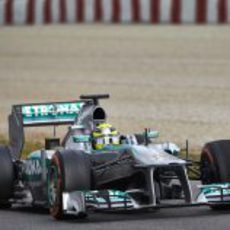 Nico Rosberg en el Circuit de Catalunya