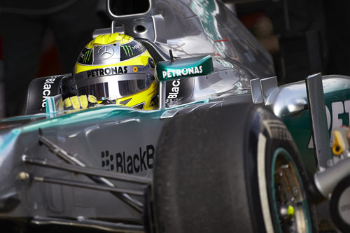 Más rodaje con el Mercedes W04