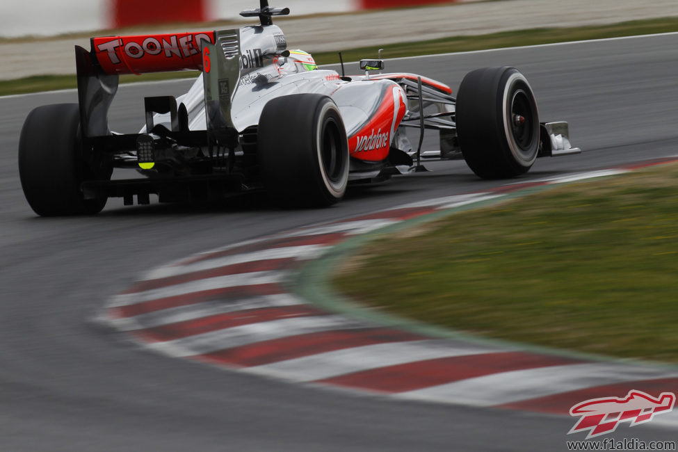 La trasera del McLaren MP4-28