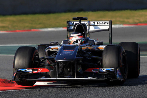 Nico Hülkenberg atraviesa la última chicane