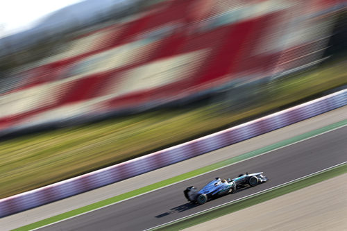 Lewis Hamilton en el Circuit de Catalunya
