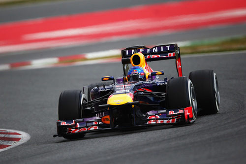 Sebastian Vettel en Montmeló